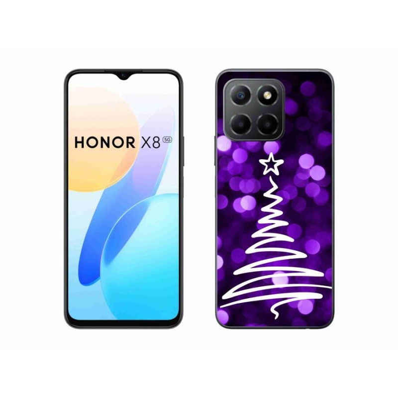 Zselés borítás mmCase a Honor X8 5G/Honor 70 Lite 5G számára - fa