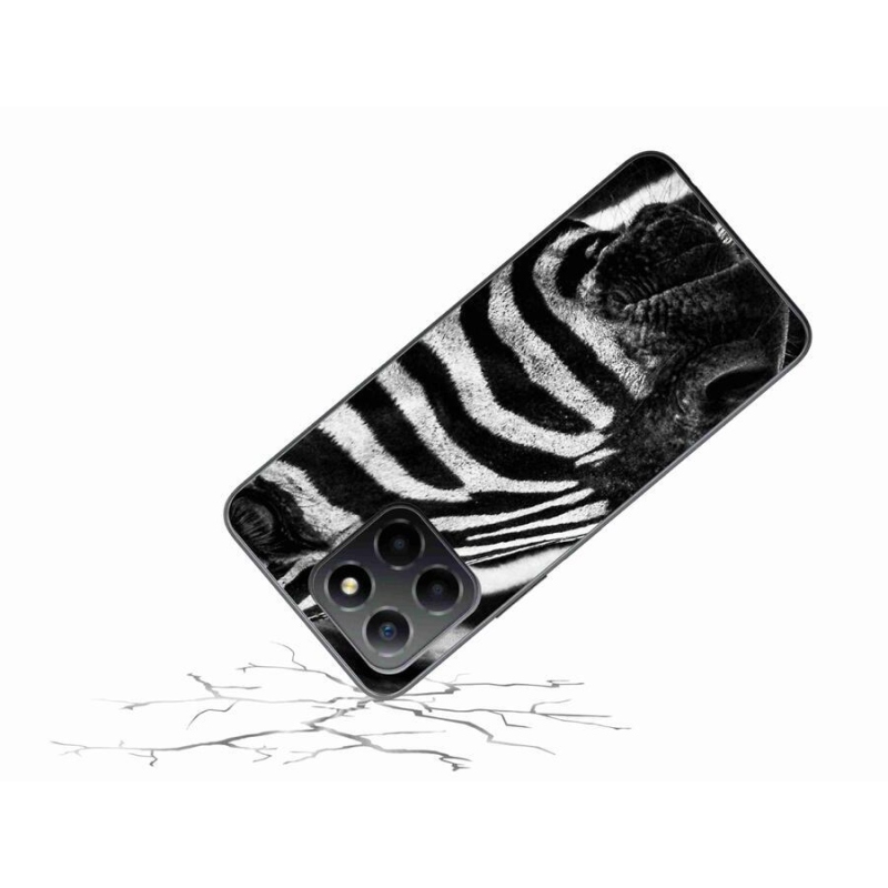 Zselés borítás mmCase a Honor X8 5G/Honor 70 Lite 5G készülékhez - zebra
