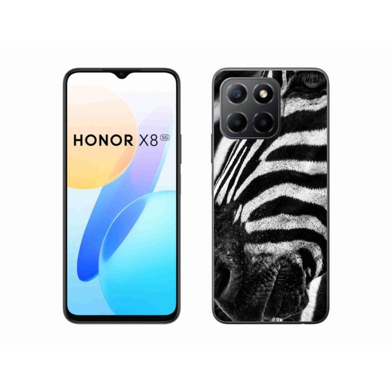 Zselés borítás mmCase a Honor X8 5G/Honor 70 Lite 5G készülékhez - zebra