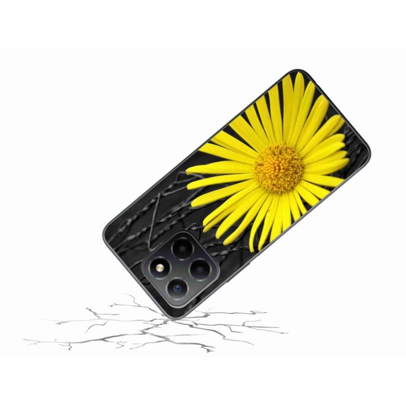 Zselés borítás mmCase a Honor X8 5G/Honor 70 Lite 5G készülékhez - sárga virág