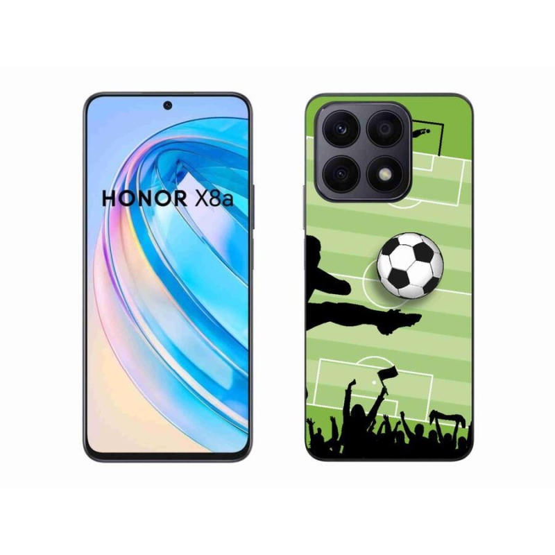 Zselés borítás mmCase a Honor X8a számára - futball 3