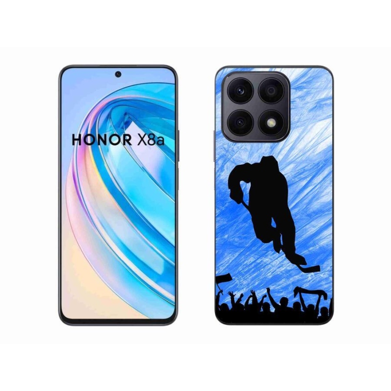Zselés borítás mmCase a Honor X8a számára - hokis játékos