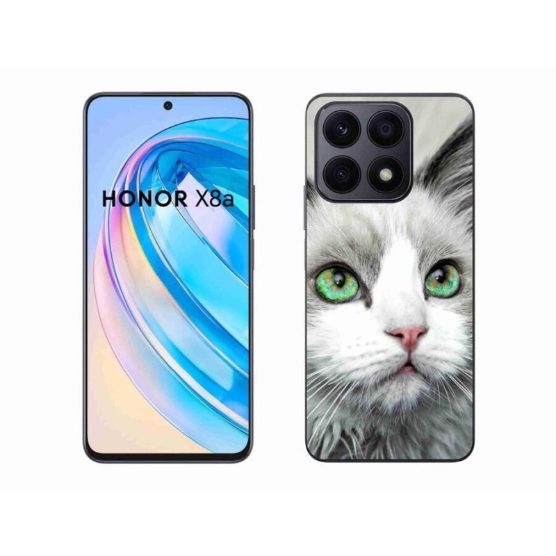 Zselés borítás mmCase a Honor X8a számára - macskaszem