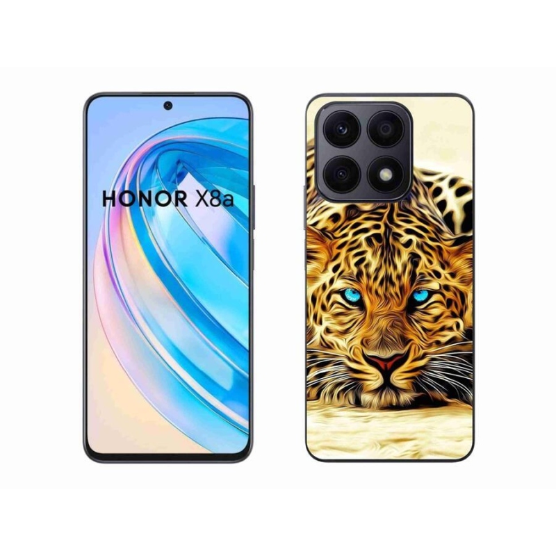 Zselés borítás mmCase a Honor X8a készülékhez - rajzfilm tigris