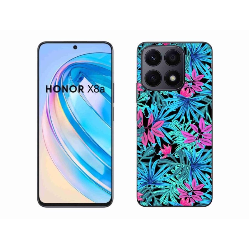 Zselés borítás mmCase a Honor X8a számára - virágok 3