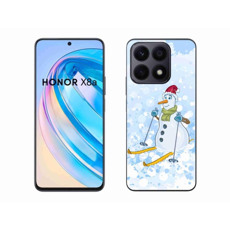 Zselés borítás mmCase a Honor X8a készülékhez - hóember