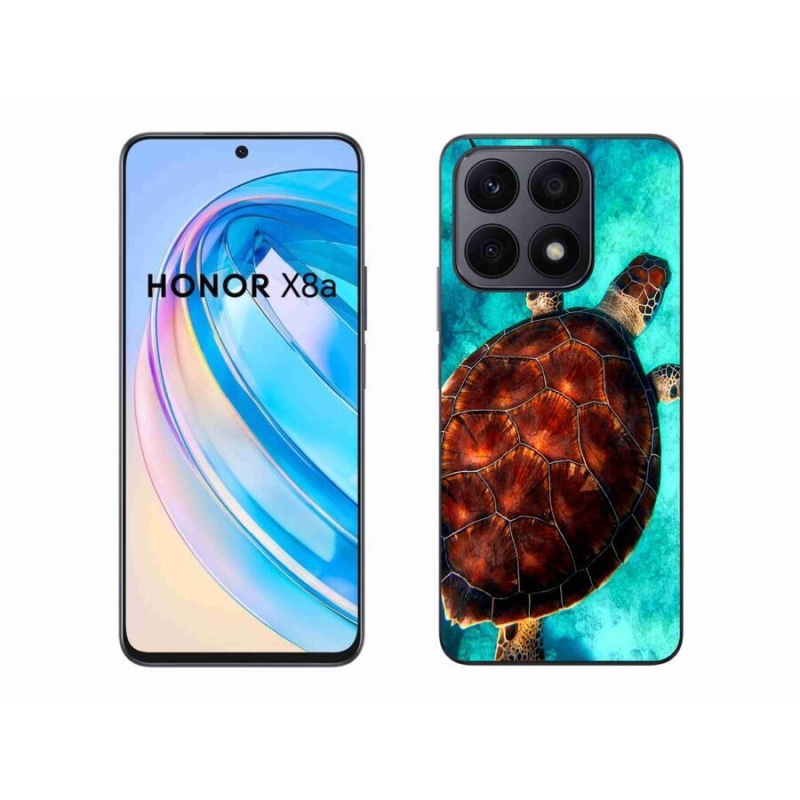 Zselés borítás mmCase a Honor X8a készülékhez - teknősbéka