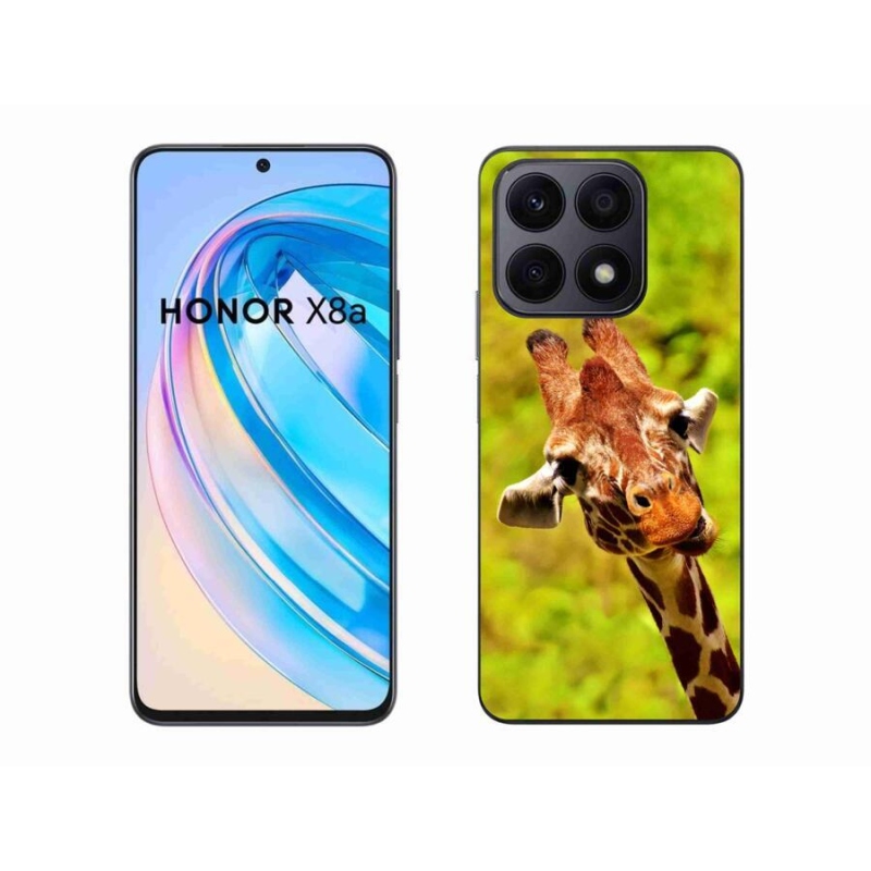 Zselés borítás mmCase a Honor X8a készülékhez - zsiráf