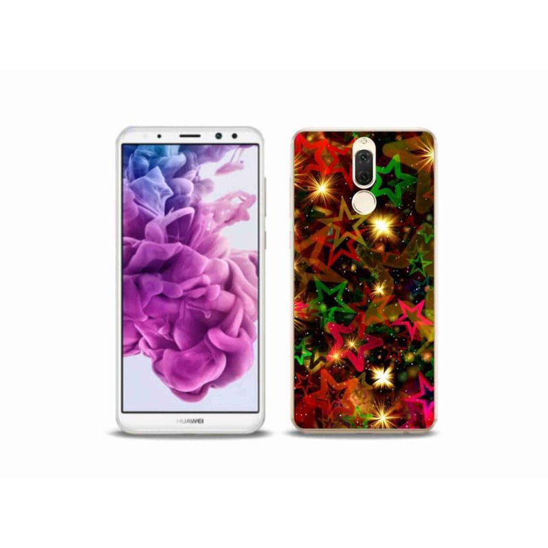 Gél védőhuzat mmCase a mobil Huawei Mate 10 Lite készülékhez - színes csillagok