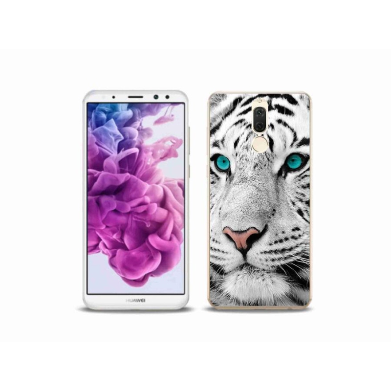 Gél borítás mmCase a Huawei Mate 10 Lite készülékhez - fehér tigris