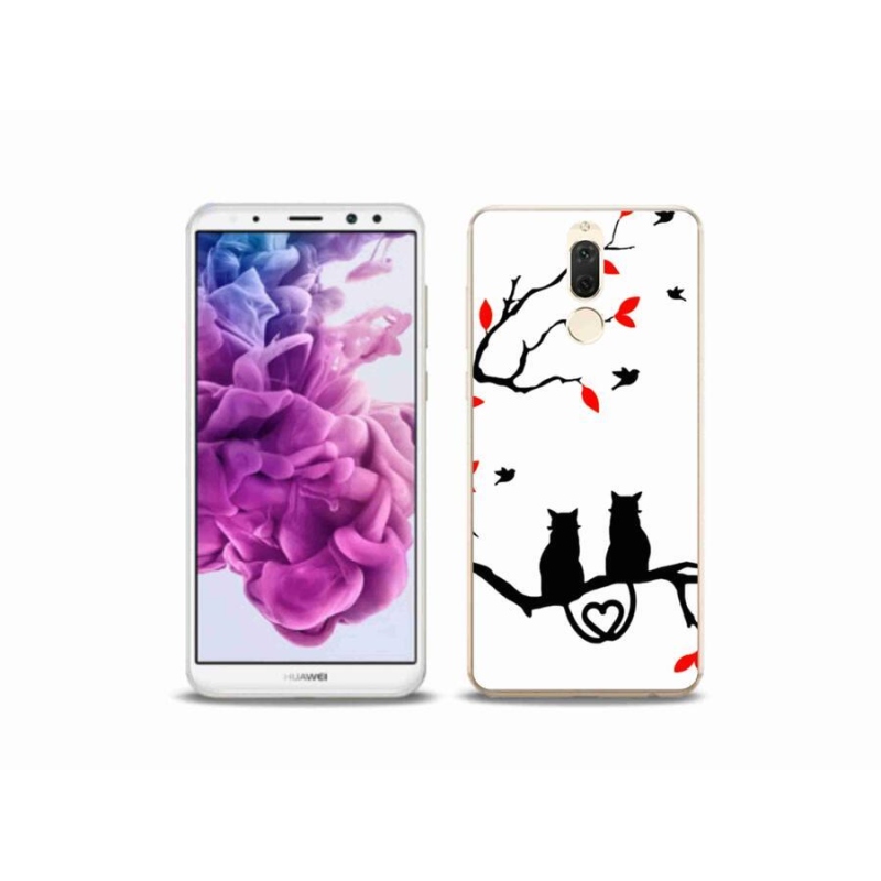 Gél borítás mmCase a Huawei Mate 10 Lite készülékhez - macska szeretet