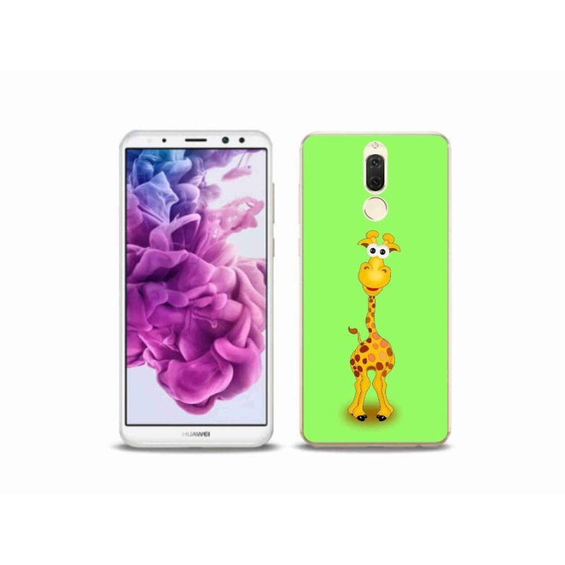 Gél borítás mmCase a mobil Huawei Mate 10 Lite készülékhez - rajzfilm zsiráf