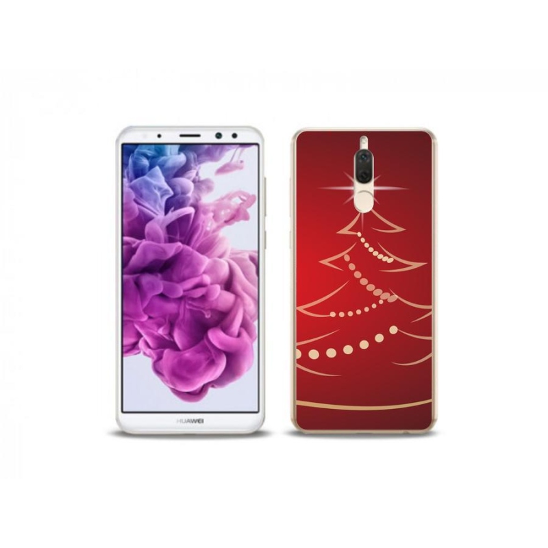 Gél borítás mmCase a Huawei Mate 10 Lite készülékhez - karácsonyfa karikatúra