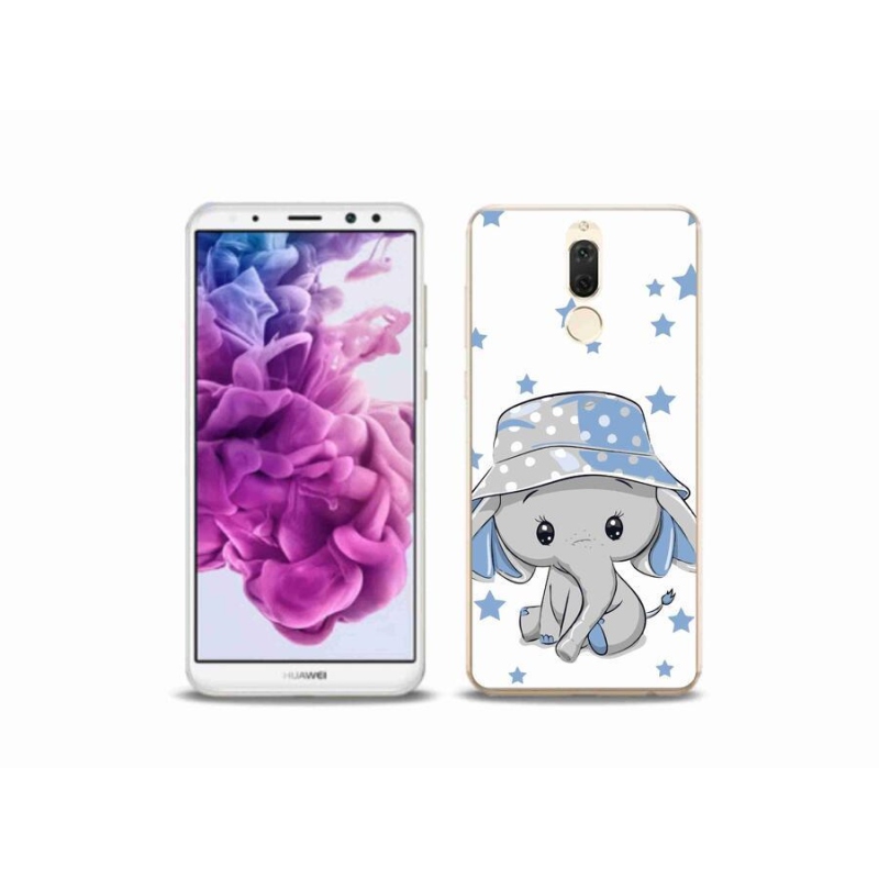 Zselés borítás mmCase a Huawei Mate 10 Lite készülékhez - kék elefánt