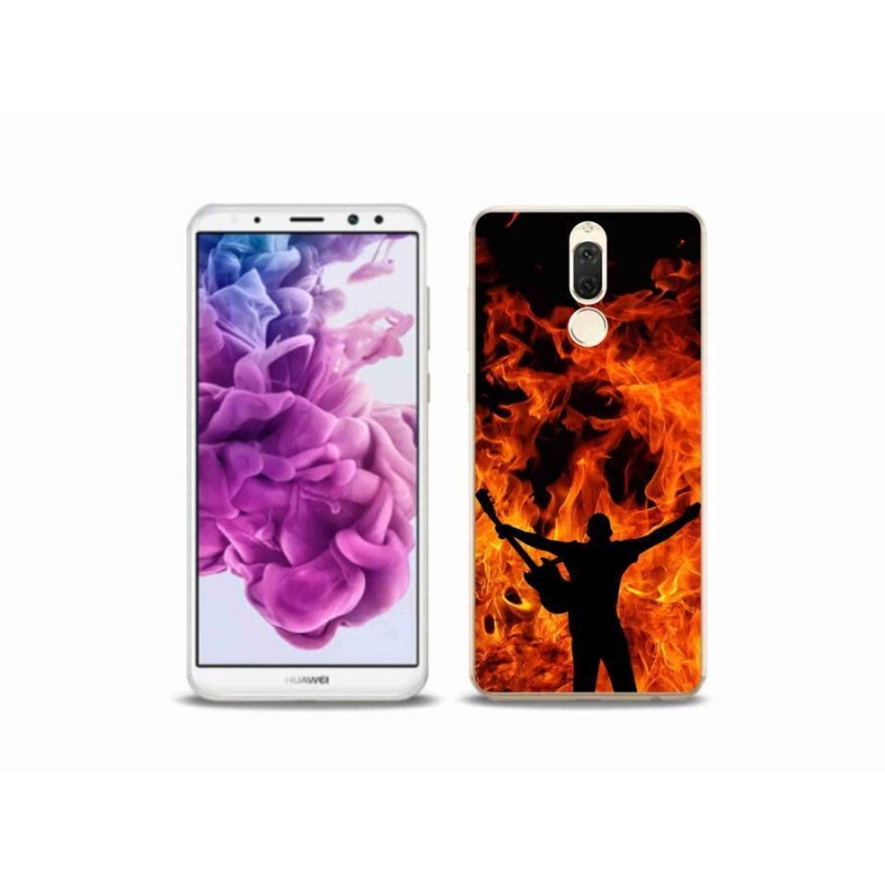 Gél borító mmCase mobil Huawei Mate 10 Lite - zenész és tűz
