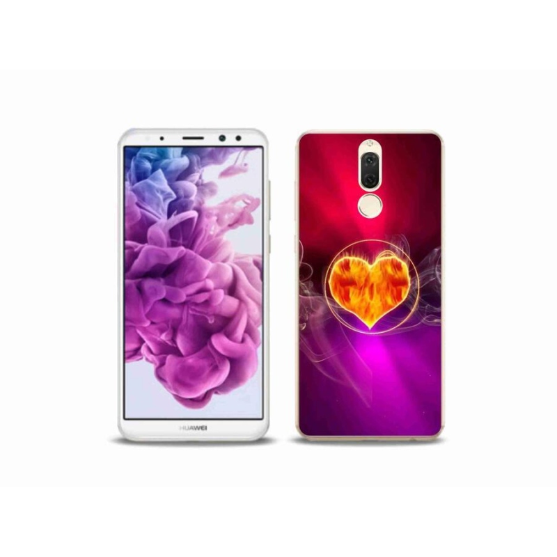 Gél borítás mmCase a mobil Huawei Mate 10 Lite készülékhez - tüzes szív