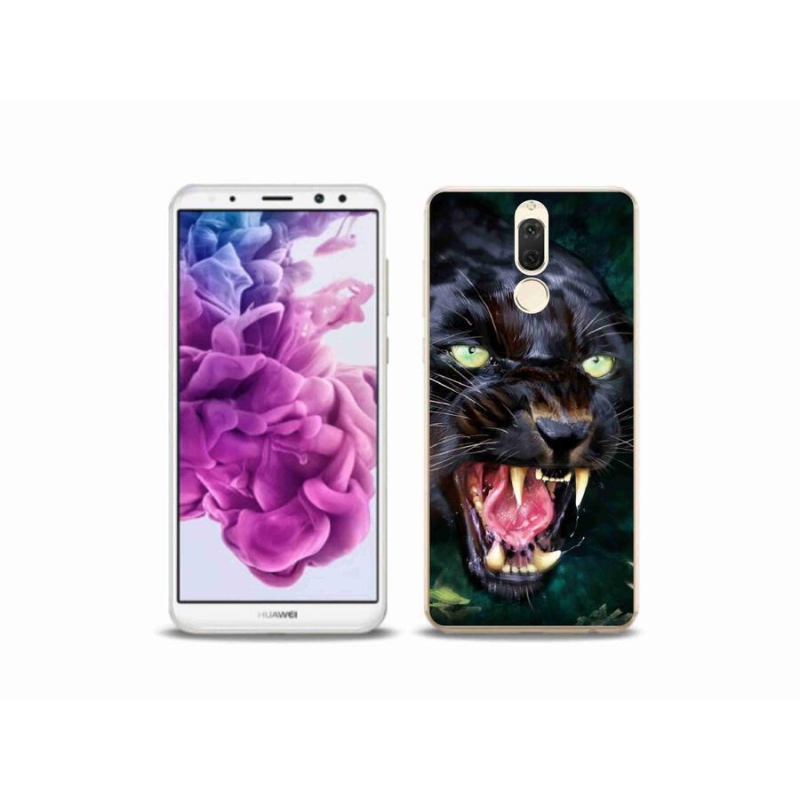 Gél borítás mmCase a Huawei Mate 10 Lite készülékhez - dühös fekete párduc