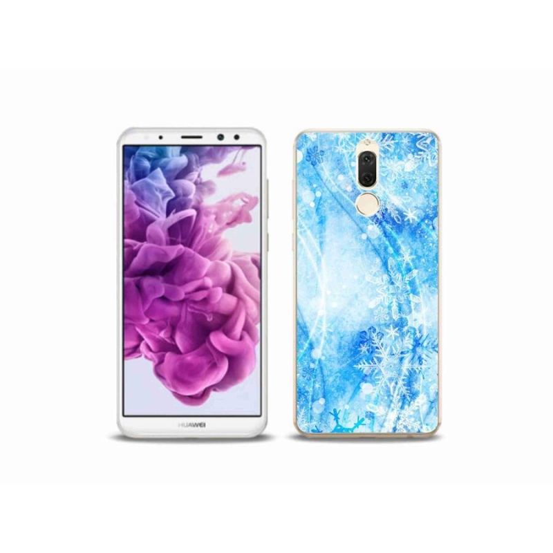 Gél borító mmCase a Huawei Mate 10 Lite készülékhez - hópelyhek