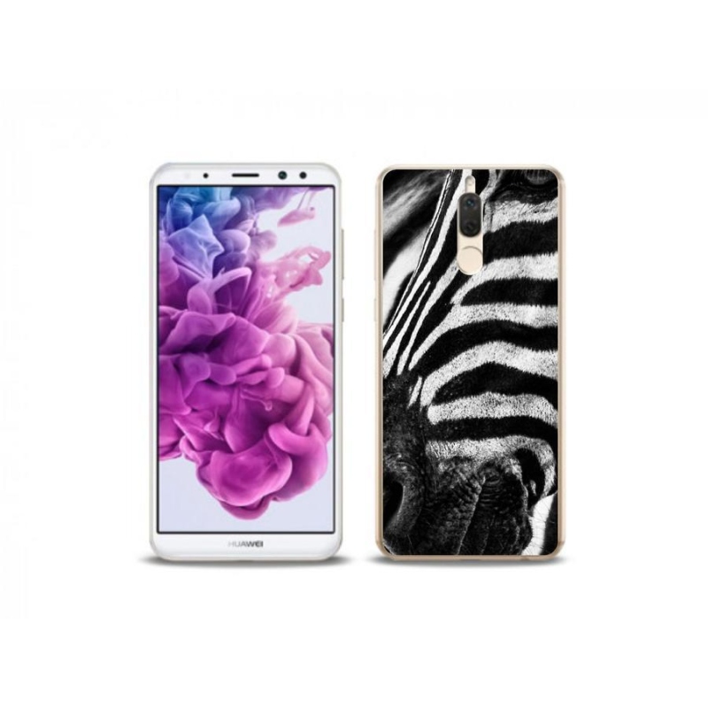Zselés borítás mmCase a Huawei Mate 10 Lite készülékhez - zebra
