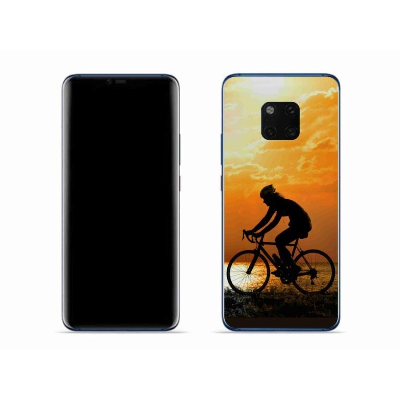 Gél borítás mmCase a Huawei Mate 20 Pro számára - kerékpározás