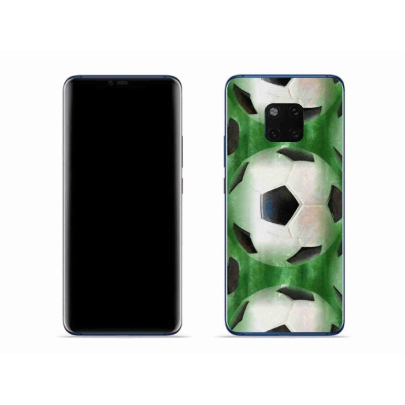 Gél borítás mmCase a mobil Huawei Mate 20 Pro - focilabda számára