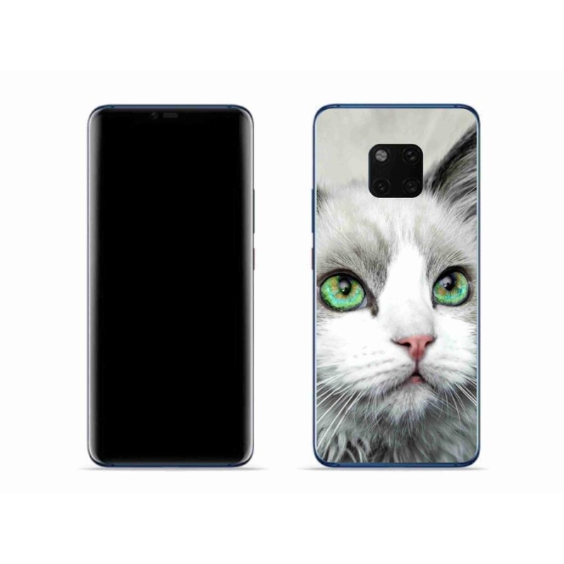 Zselés borítás mmCase a Huawei Mate 20 Pro-hoz - macskaszem