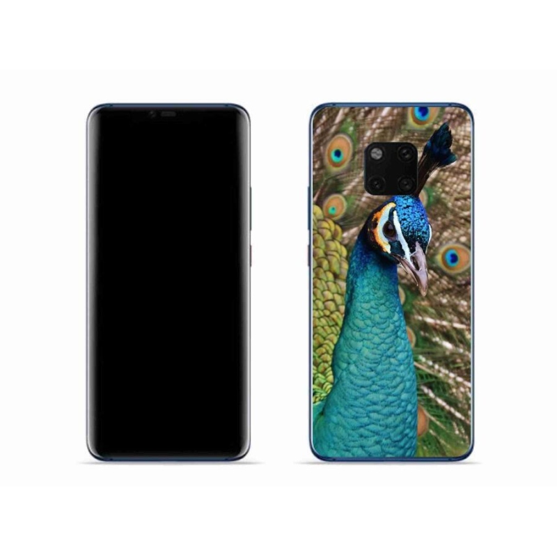 Zselés borítás mmCase a Huawei Mate 20 Pro készülékhez - páva