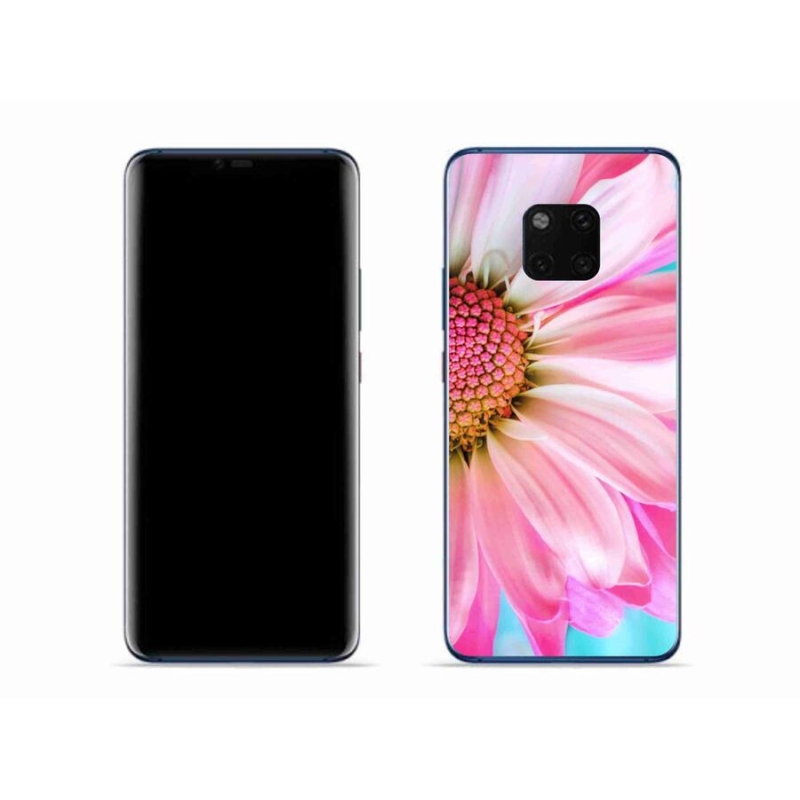 Gél borítás mmCase a Huawei Mate 20 Pro készülékhez - rózsaszín virág