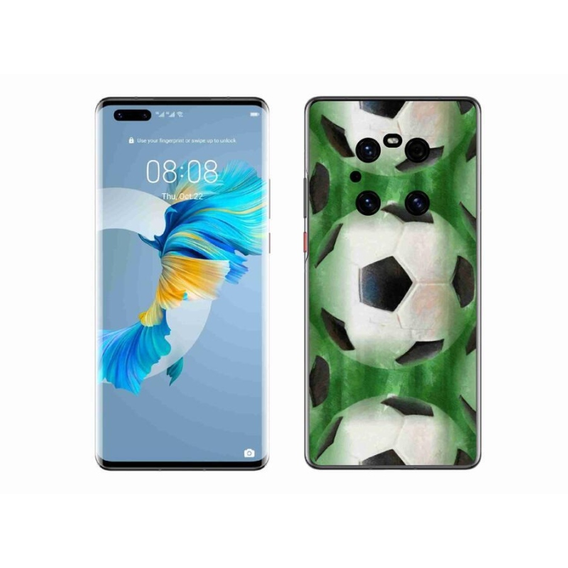Gél borítás mmCase a mobil Huawei Mate 40 Pro - focilabda számára