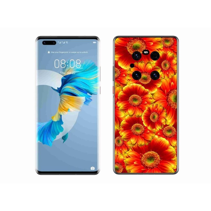 Gél borítás mmCase mobil Huawei Mate 40 Pro - gerbera 1