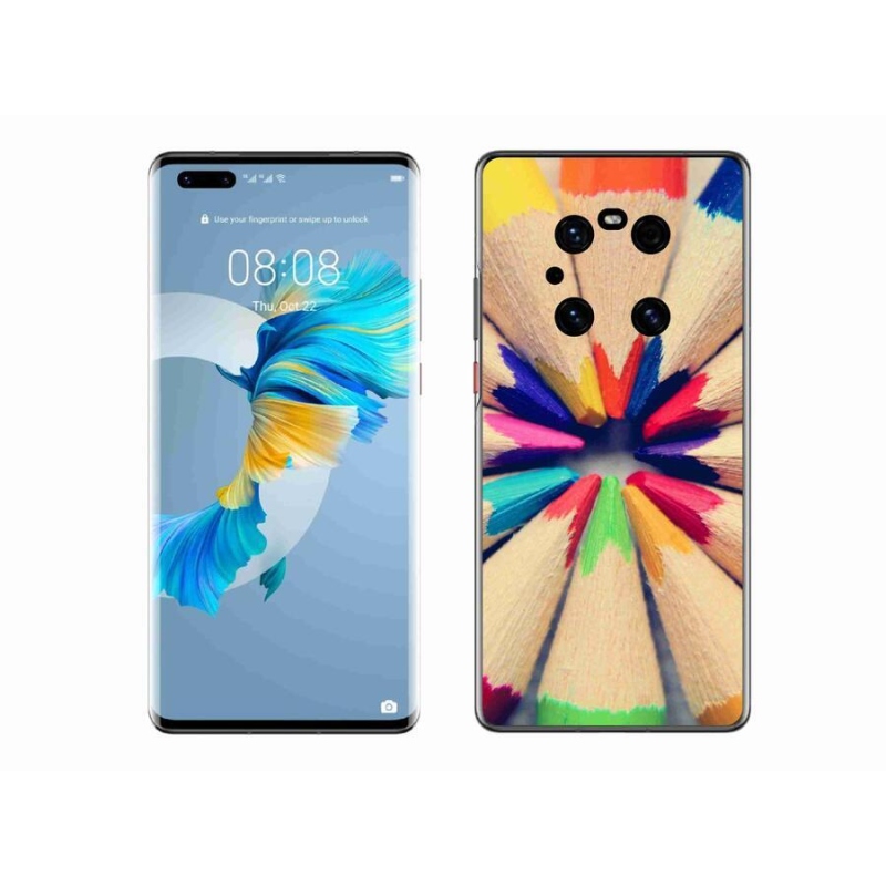 Gél borítás mmCase a Huawei Mate 40 Pro számára - zsírkréták