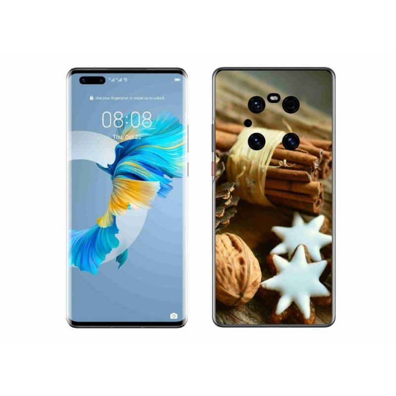 Gél borítás mmCase a Huawei Mate 40 Pro készülékhez - fahéj és mézeskalács