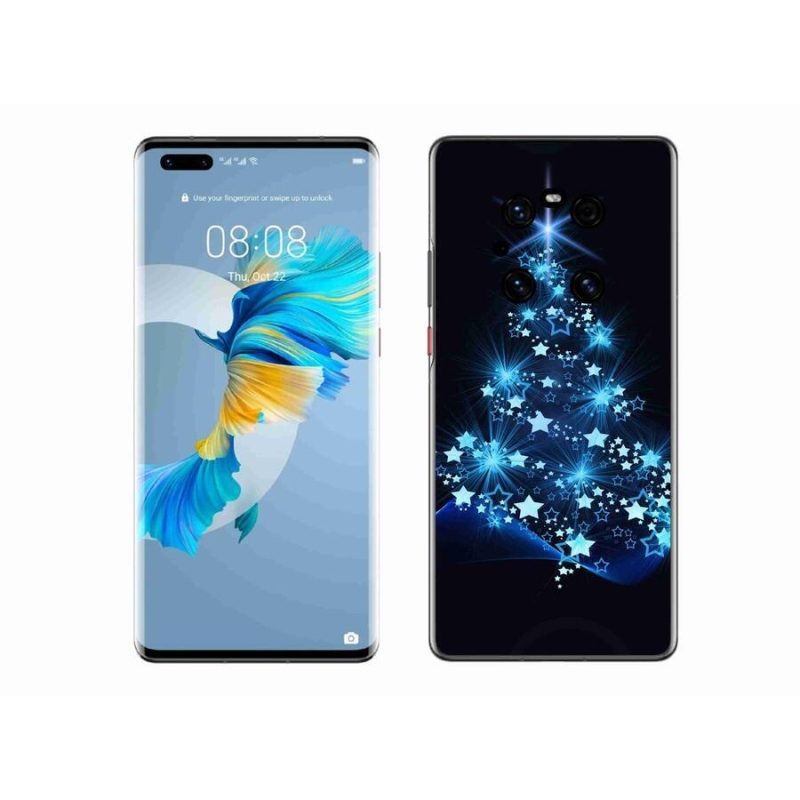 Gél borítás mmCase a Huawei Mate 40 Pro számára - karácsonyfa