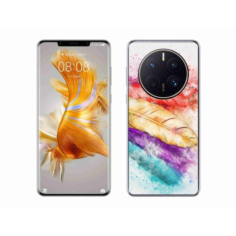 Gél védőhuzat mmCase a mobil Huawei Mate 50 Pro készülékhez - színes toll