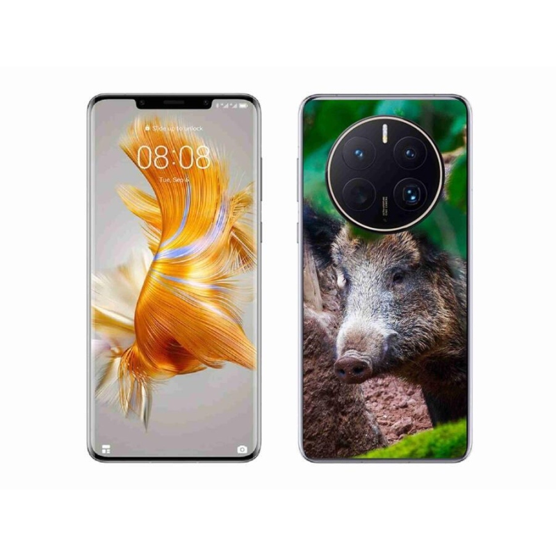 Gél borítás mmCase a Huawei Mate 50 Pro készülékhez - vaddisznó