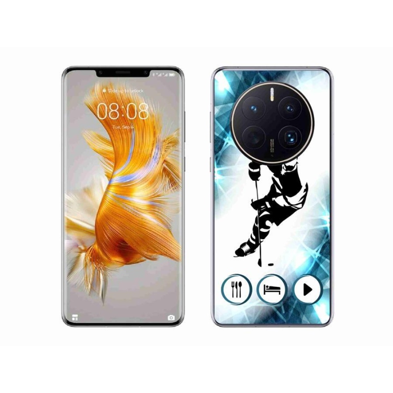 Gél borítás mmCase mobil Huawei Mate 50 Pro - jégkorong 1