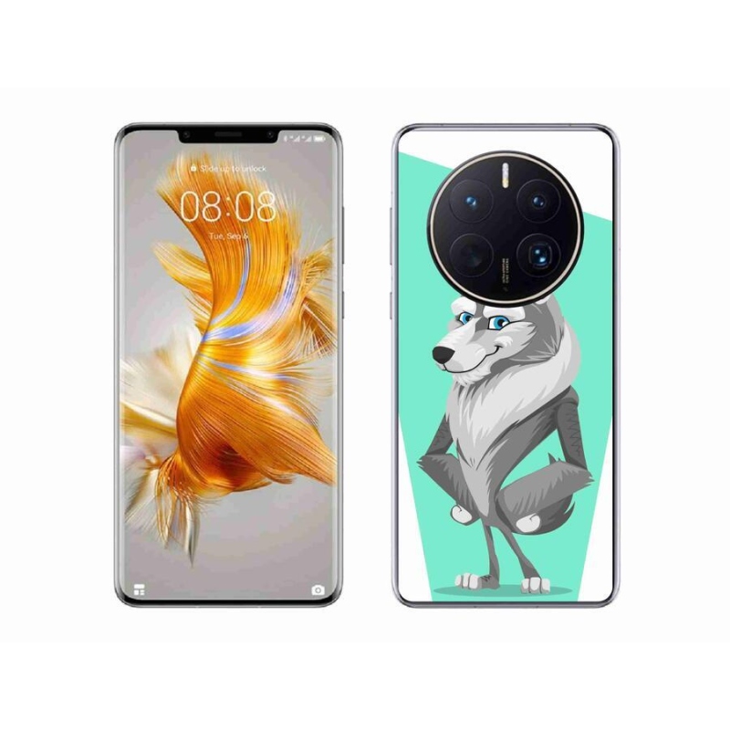 Gél borítás mmCase mobil Huawei Mate 50 Pro - rajzfilmfarkas