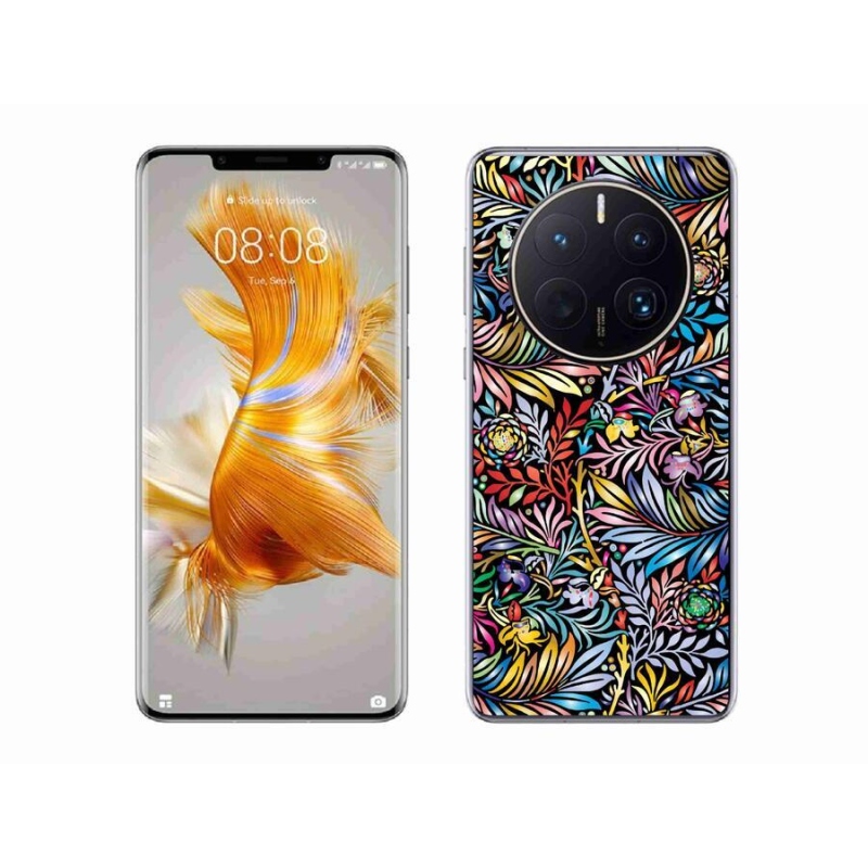 Gél borító mmCase a mobil Huawei Mate 50 Pro - virágok 5