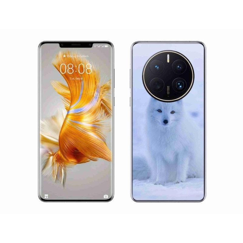 Zselés borítás mmCase a Huawei Mate 50 Pro készülékhez - polár róka