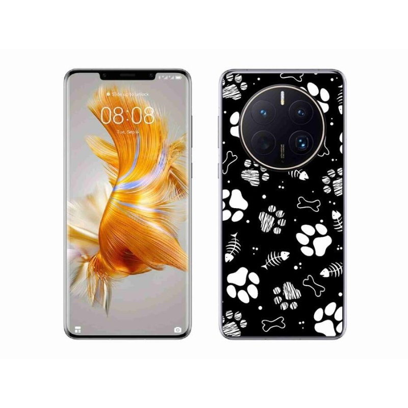 Gél borítás mmCase a Huawei Mate 50 Pro számára - kutyamancsok