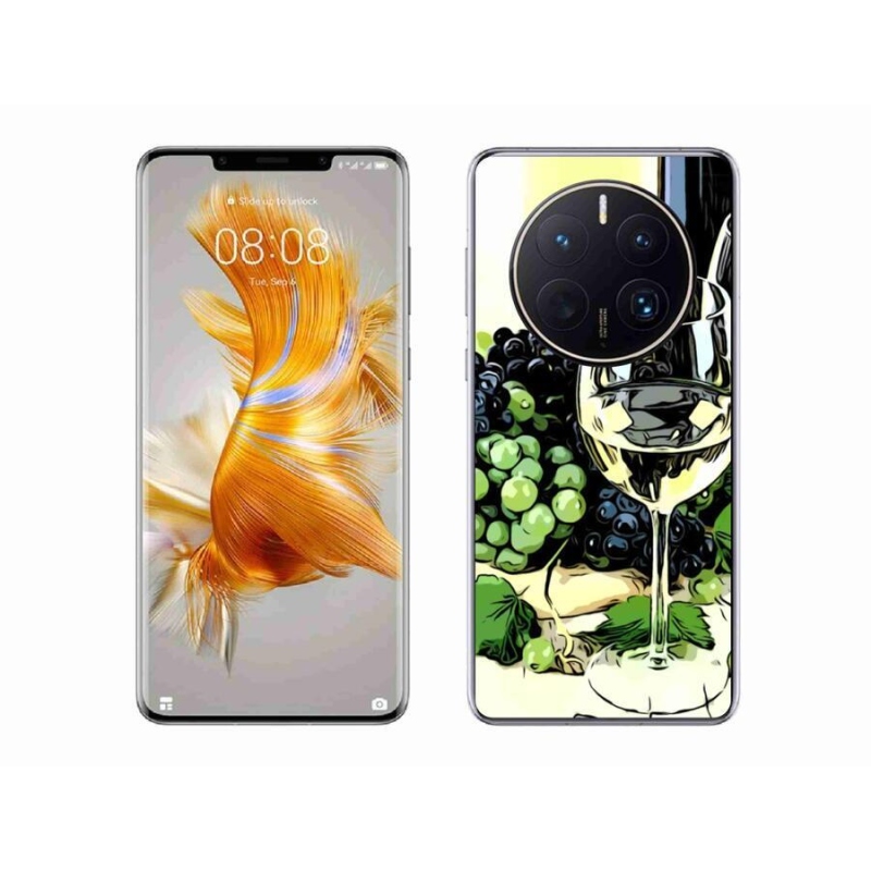 Gél borító mmCase a mobil Huawei Mate 50 Pro - pohár borhoz