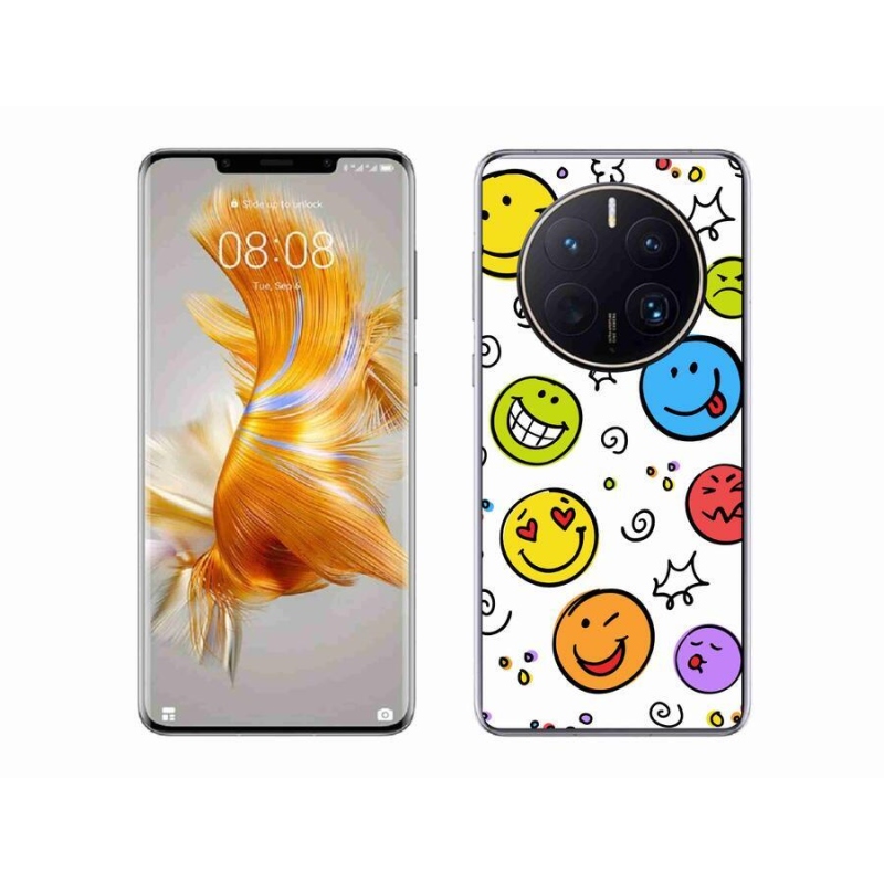 Gél borítás mmCase a Huawei Mate 50 Pro készülékhez - smiley-k