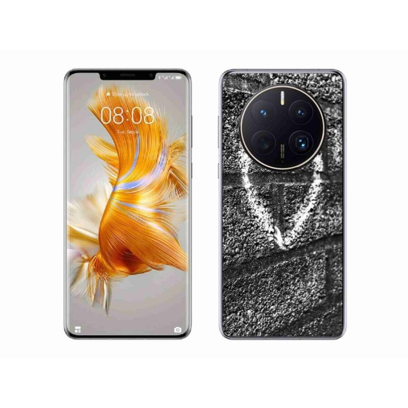 Gél borítás mmCase a Huawei Mate 50 Pro számára - szív a falon