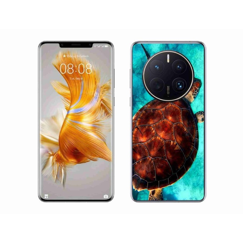 Zselés borítás mmCase mobil Huawei Mate 50 Pro - teknősbéka
