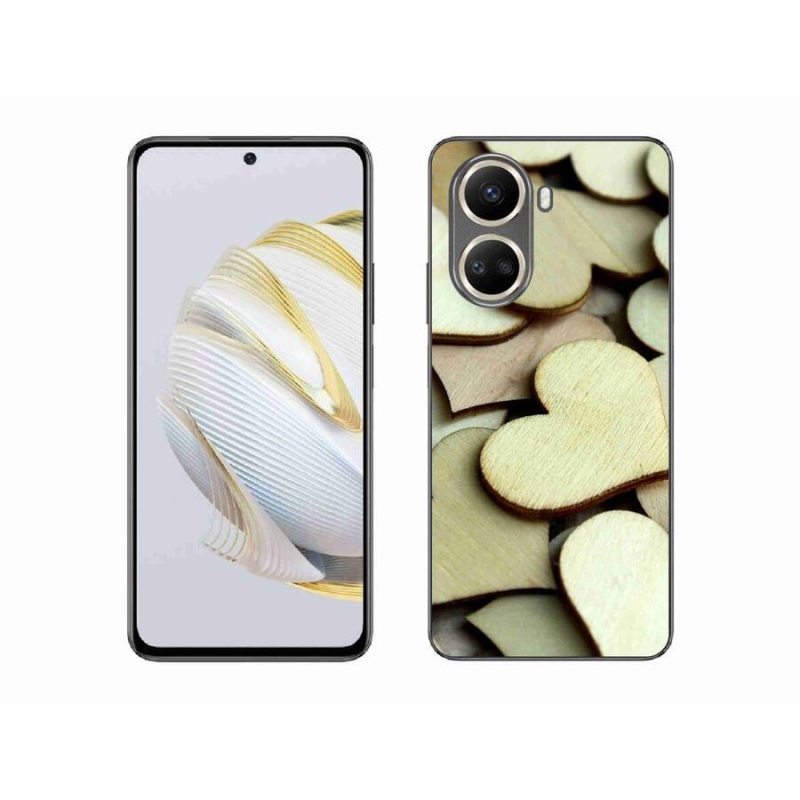 Gél borítás mmCase a Huawei Nova 10 SE-hez - fából készült szívek