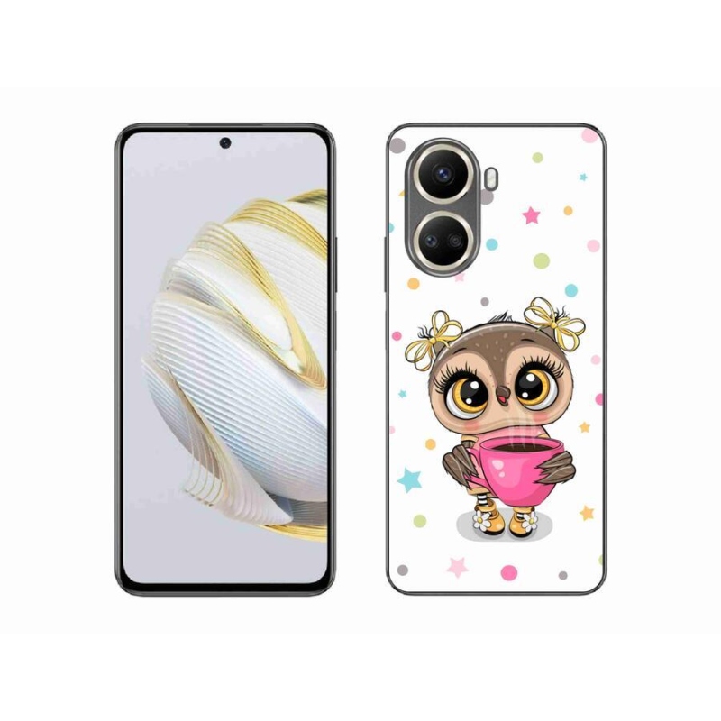 Gél borító mmCase a Huawei Nova 10 SE-hez - rajzfilm bagoly