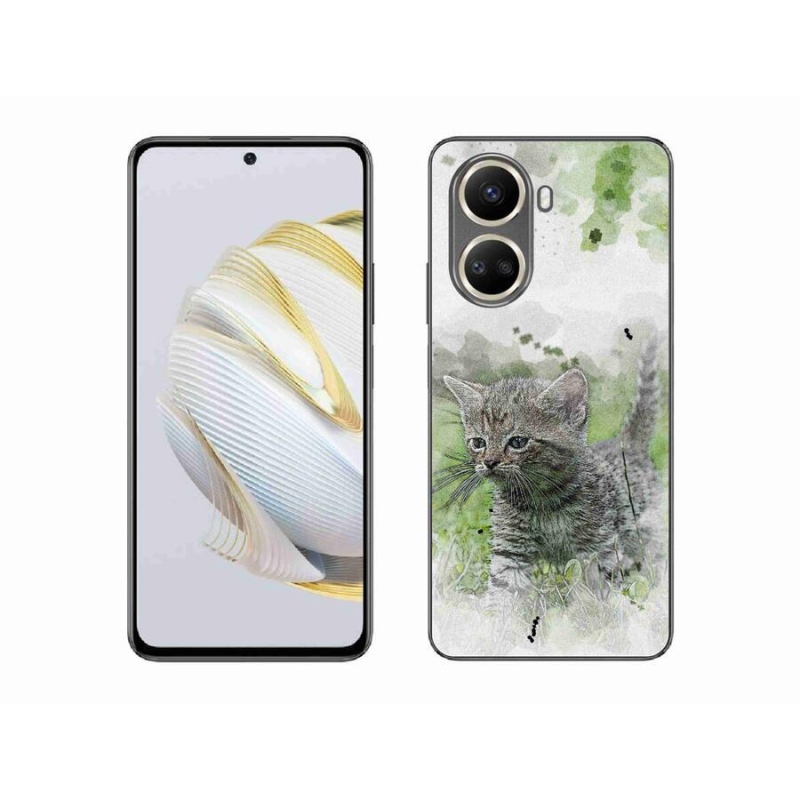 Gél borító mmCase mobil Huawei Nova 10 SE - aranyos cica 1