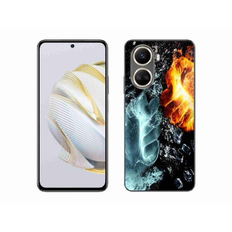 Zselés borítás mmCase a Huawei Nova 10 SE-hez - víz és tűz
