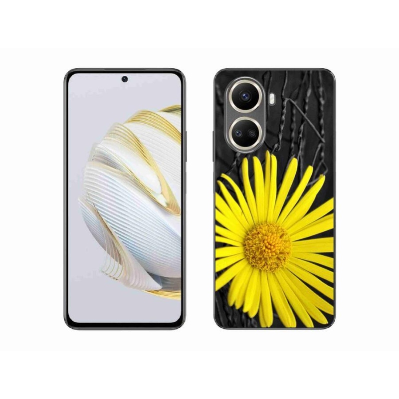 Gél borító mmCase a Huawei Nova 10 SE-hez - sárga virág