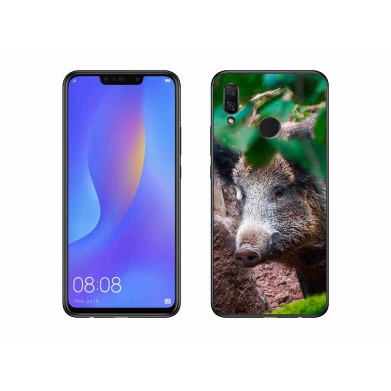 Gél borító mmCase mobil Huawei Nova 3 - vaddisznóhoz